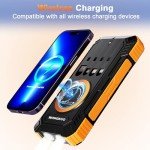 WONGKUO 49800mAh Solar Power Bank with Fast Charging