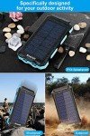 30000mAh Portable Solar Power Bank with Flashlight