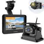 VOONOA 1080P Solar Wireless Backup Camera System