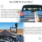 VOONOA 1080P Solar Wireless Backup Camera System