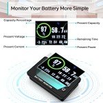 500A Battery Monitor with Color Screen & Alarm