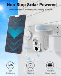 HXVIEW Solar Wireless Security Camera System with Monitor