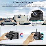VOONOA 1080P Solar Wireless Backup Camera System