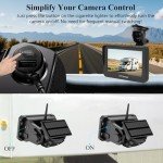 VOONOA 1080P Solar Wireless Backup Camera System