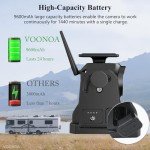VOONOA 1080P Solar Wireless Backup Camera System