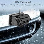 VOONOA 1080P Solar Wireless Backup Camera System