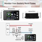 500A Battery Monitor with Color Screen & Alarm