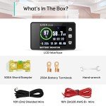 500A Battery Monitor with Color Screen & Alarm