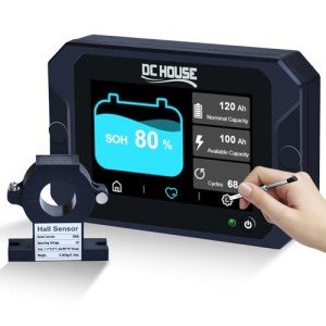 300A Portable Battery Monitor with Touch Screen
