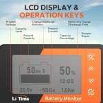 LiTime 500A Battery Monitor for Solar and RV