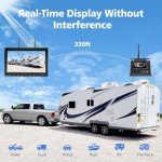 10” Magnetic Solar Wireless Backup Camera System