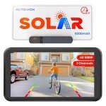 Wireless Solar Backup Camera with 5" Monitor