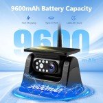 10” Magnetic Solar Wireless Backup Camera System