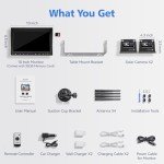 10” Magnetic Solar Wireless Backup Camera System