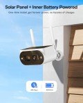 Wireless 2K Solar Security Camera System 4 Cam Kit