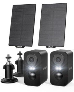 Wireless Solar Security Cameras - 2 Pack System