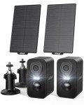 Wireless Solar Security Cameras - 2 Pack System