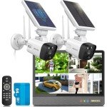 Wireless Outdoor Solar Security Camera System 4MP