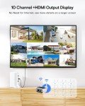 Wireless 2K Solar Security Camera System 4 Cam Kit
