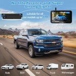 Solar Powered Wireless Backup Camera with 5" Monitor