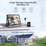 Wireless Outdoor Solar Security Camera System 4MP