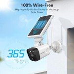 Wireless Outdoor Solar Security Camera System 4MP