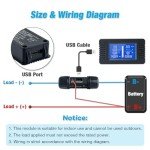 Hosyond 0-100A Multifunction DC Battery Monitor