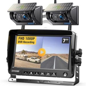 Wireless Solar Backup Camera System with IPS Monitor