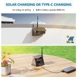 Wireless Solar Backup Camera System with IPS Monitor