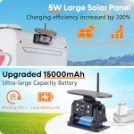 Wireless HD 1080P Solar RV Backup Camera