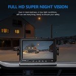 Wireless Solar Backup Camera System with IPS Monitor