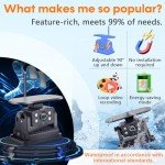 Wireless HD 1080P Solar RV Backup Camera