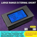 Multifunction Solar Battery Monitor Meter 0-100A