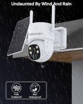 Wireless Solar Security Camera System with Monitor