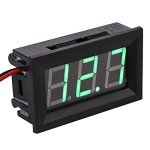 DROK Digital Voltmeter for Solar Battery Monitoring