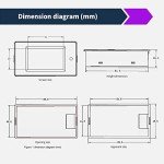 Multifunction Solar Battery Monitor Meter 0-100A