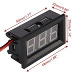 DROK Digital Voltmeter for Solar Battery Monitoring
