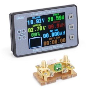 DROK Digital Multimeter for Solar Battery Monitoring