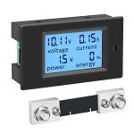 DROK DC Power Meter with LCD Display 100A