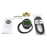 QWORK Battery Monitor Voltmeter and Ammeter 0-100A