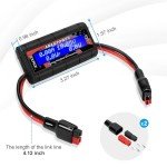 ANKG 150A Watt Meter Power Analyzer with LCD Screen