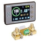 DROK 100A Solar Battery Monitor with LCD Display