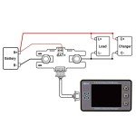 DROK 100A Solar Battery Monitor with LCD Display