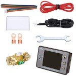 DROK 100A Solar Battery Monitor with LCD Display