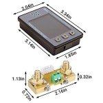 DROK 100A Solar Battery Monitor with LCD Display