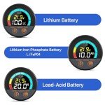 100A Solar Battery Capacity Monitor - Waterproof IP67