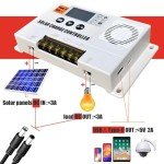 30A PWM Solar Charge Controller with LCD Display