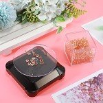 8-Piece Solar Rotating Display Stand for Jewelry