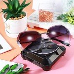 8-Piece Solar Rotating Display Stand for Jewelry