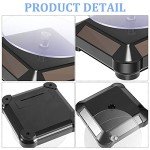 8-Piece Solar Rotating Display Stand for Jewelry